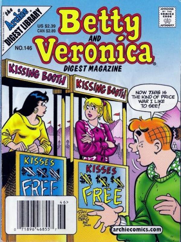 Betty and Veronica Comics Digest Magazine (1983) #146 cover