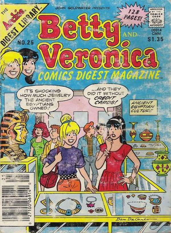 Betty and Veronica Comics Digest Magazine (1983) #25 cover