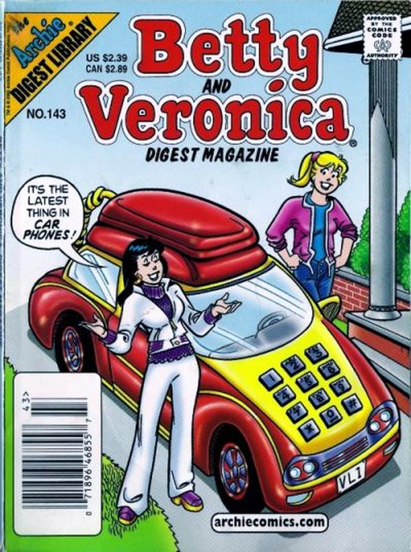 Betty and Veronica Comics Digest Magazine (1983) #143 cover