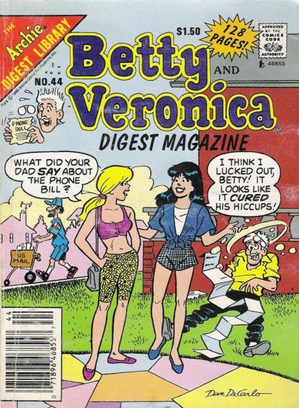 Betty and Veronica Comics Digest Magazine (1983) #44 cover