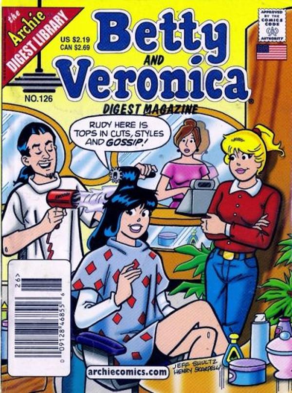 Betty and Veronica Comics Digest Magazine (1983) #126 cover