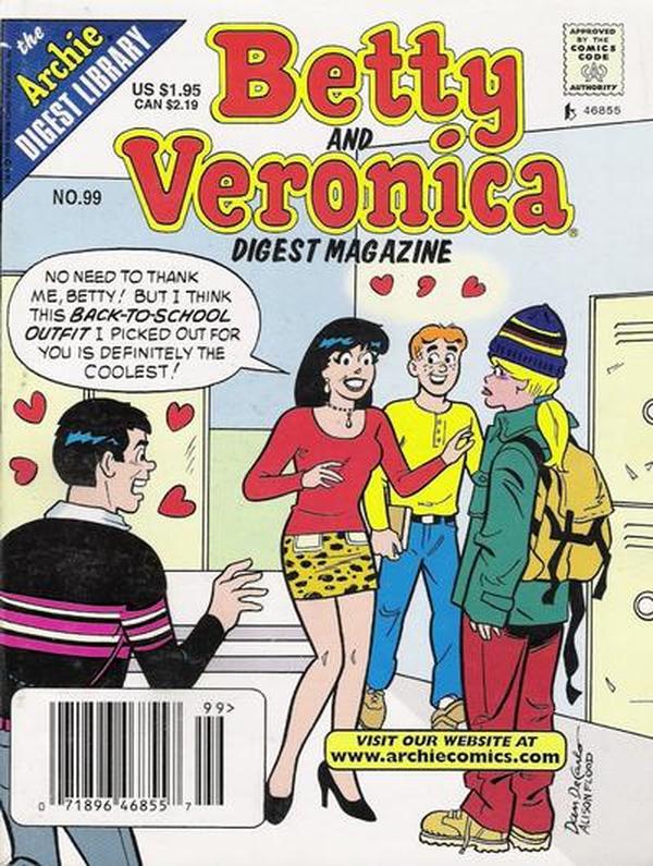 Betty and Veronica Comics Digest Magazine (1983) #99 cover