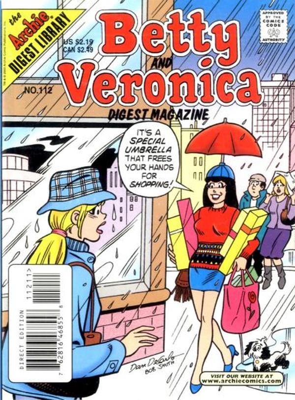 Betty and Veronica Comics Digest Magazine (1983) #112 cover