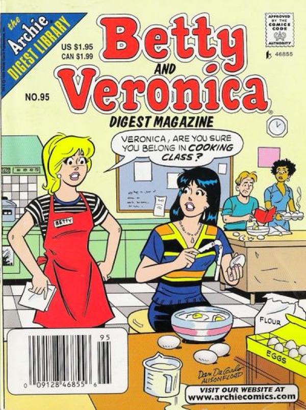 Betty and Veronica Comics Digest Magazine (1983) #95 cover