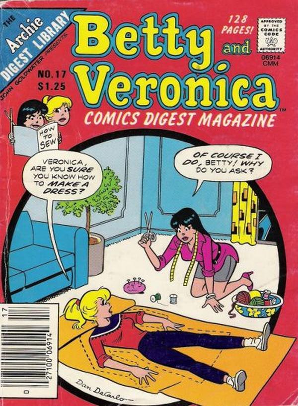 Betty and Veronica Comics Digest Magazine (1983) #17 cover