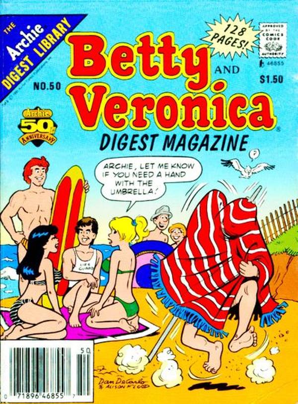 Betty and Veronica Comics Digest Magazine (1983) #50 cover