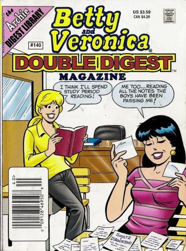 Betty & Veronica (Jumbo Comics) Double Digest #140 cover