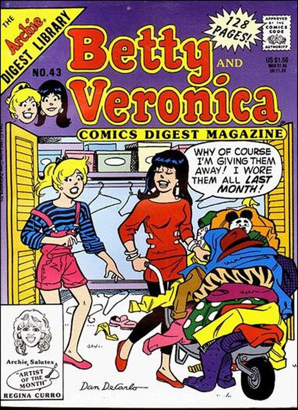 Betty and Veronica Comics Digest Magazine (1983) #43 cover