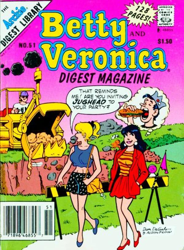 Betty and Veronica Comics Digest Magazine (1983) #51 cover
