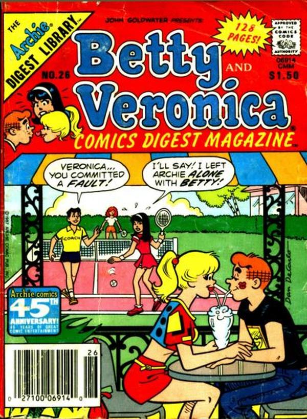 Betty and Veronica Comics Digest Magazine (1983) #26 cover