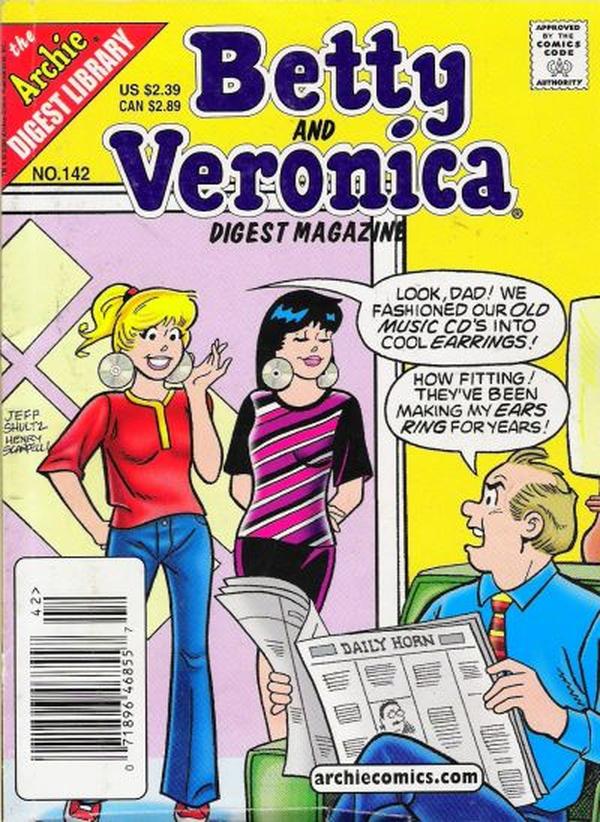 Betty and Veronica Comics Digest Magazine (1983) #142 cover