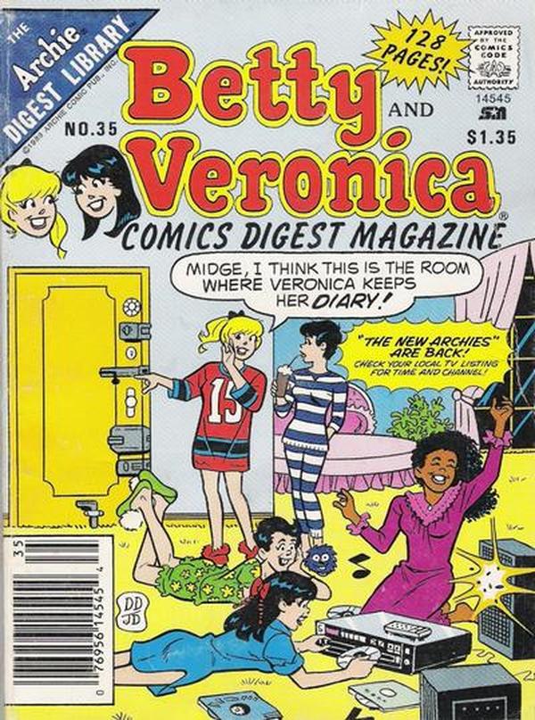 Betty and Veronica Comics Digest Magazine (1983) #35 cover