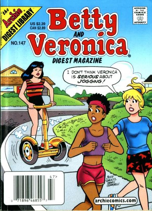 Betty and Veronica Comics Digest Magazine (1983) #147 cover