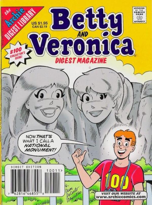 Betty and Veronica Comics Digest Magazine (1983) #100 cover