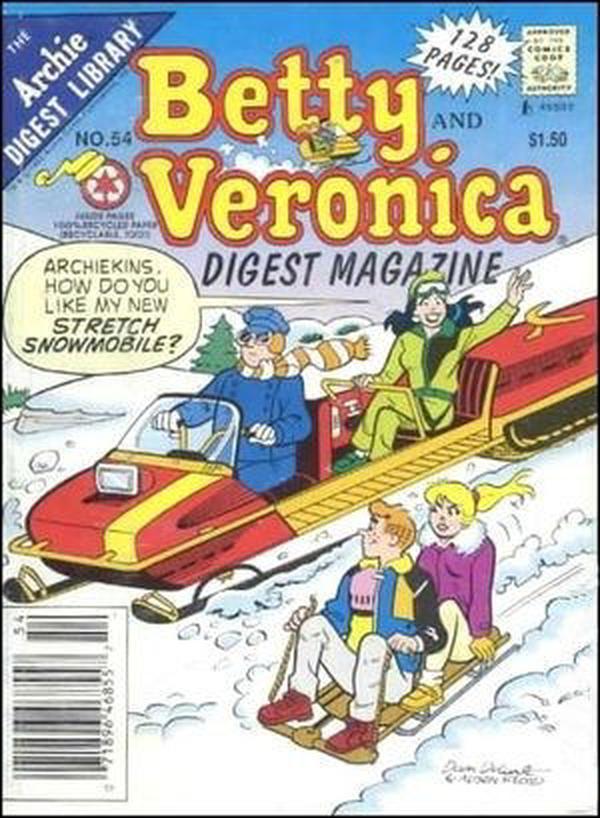 Betty and Veronica Comics Digest Magazine (1983) #54 cover