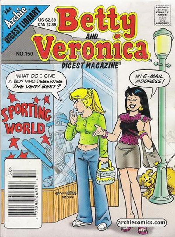 Betty and Veronica Comics Digest Magazine (1983) #150 cover