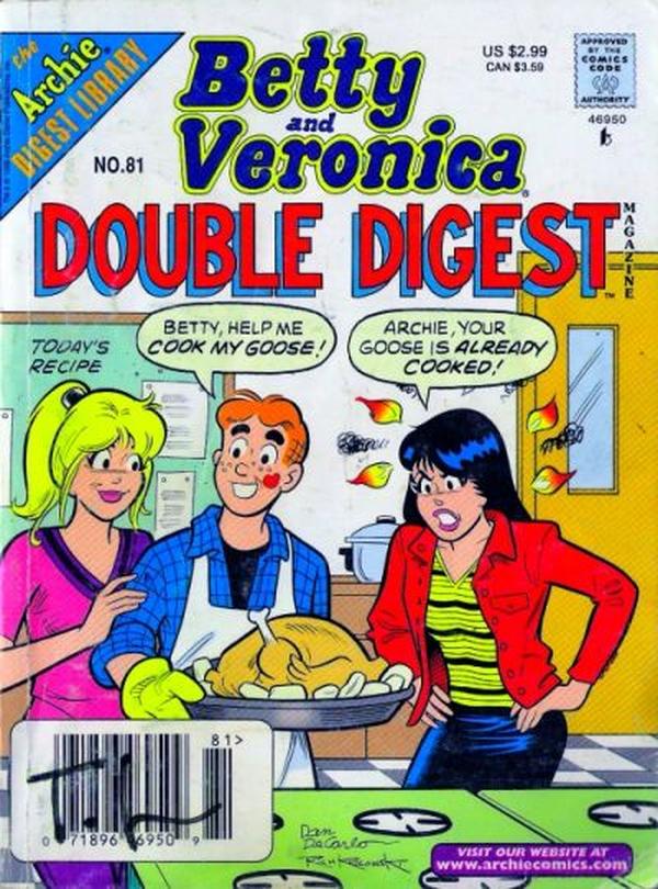 Betty & Veronica (Jumbo Comics) Double Digest #81 cover