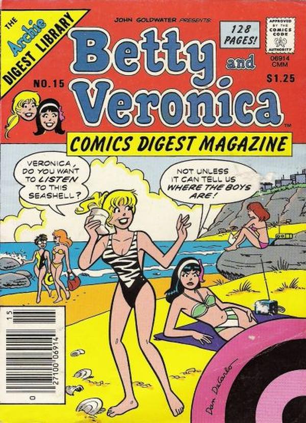 Betty and Veronica Comics Digest Magazine (1983) #15 cover