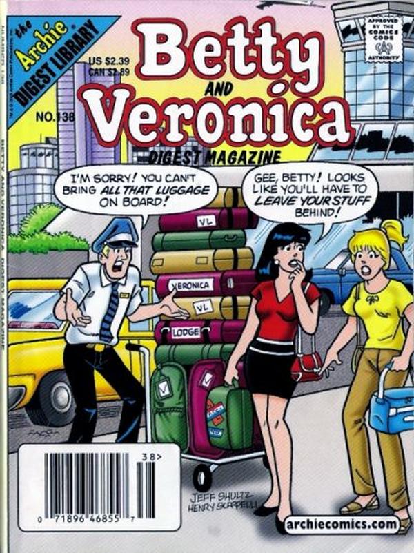 Betty and Veronica Comics Digest Magazine (1983) #138 cover