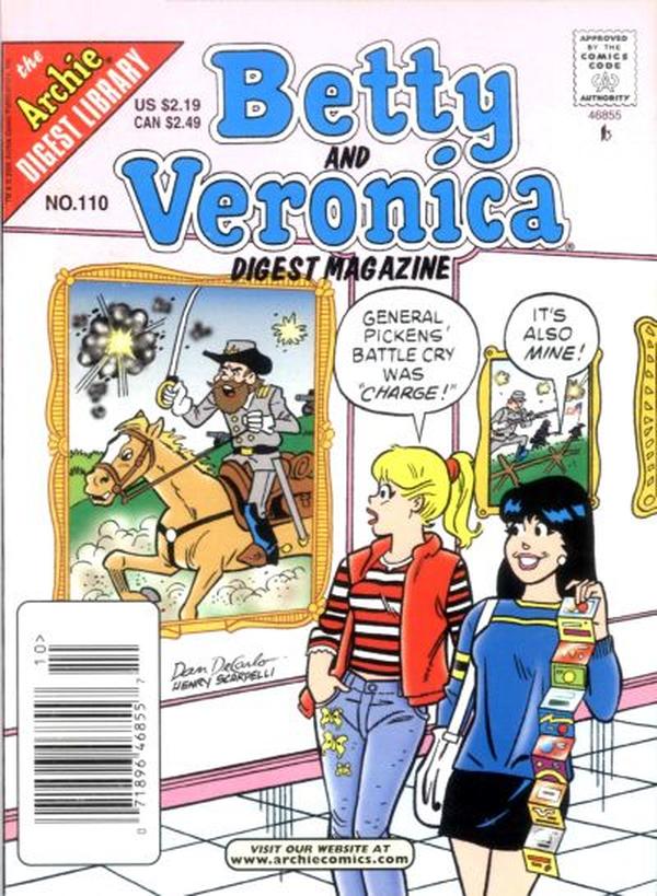 Betty and Veronica Comics Digest Magazine (1983) #110 cover