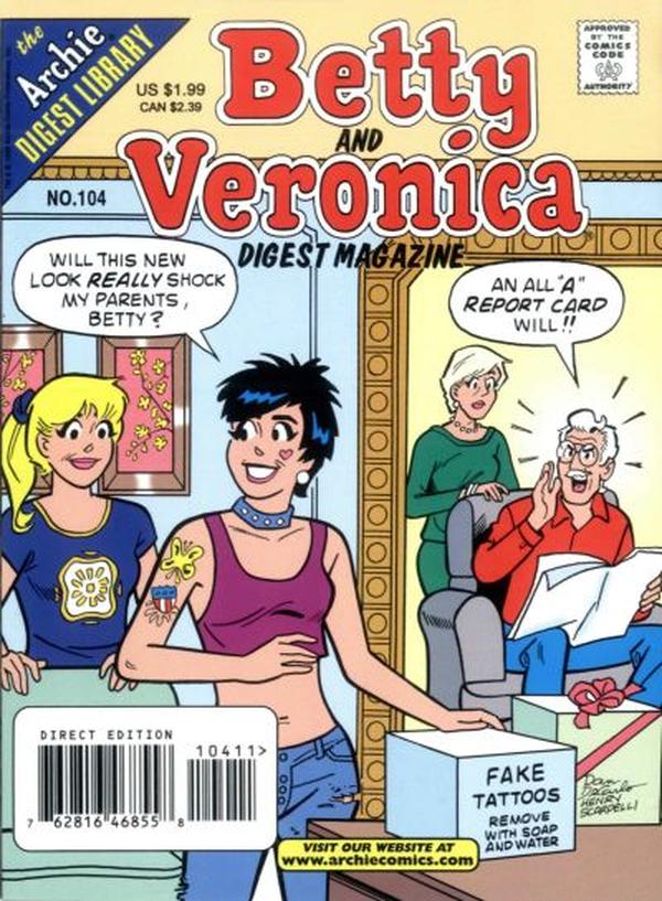Betty and Veronica Comics Digest Magazine (1983) #104 cover