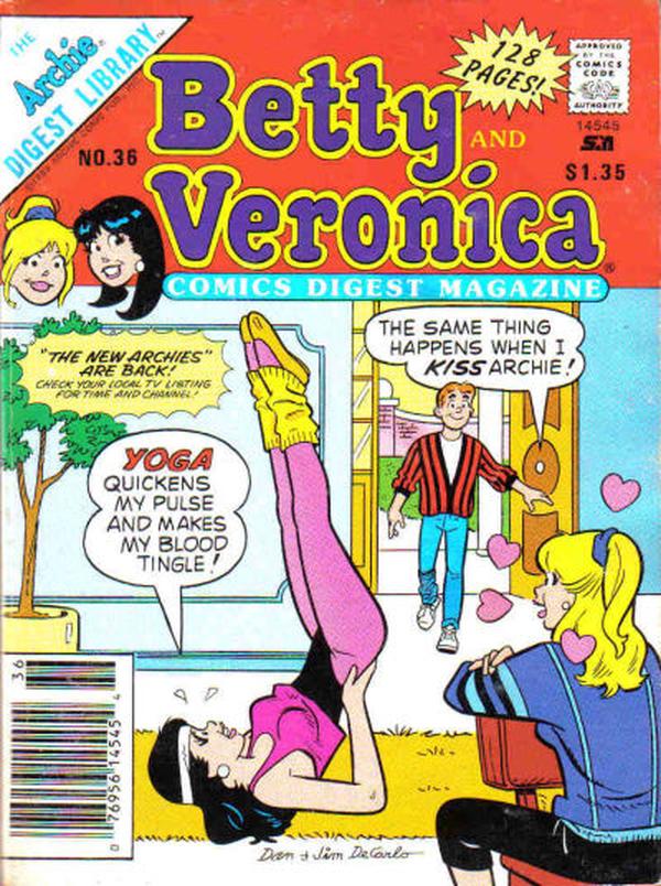 Betty and Veronica Comics Digest Magazine (1983) #36 cover
