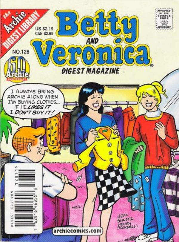 Betty and Veronica Comics Digest Magazine (1983) #128 cover