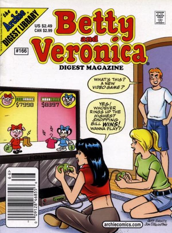 Betty and Veronica Comics Digest Magazine (1983) #166 cover