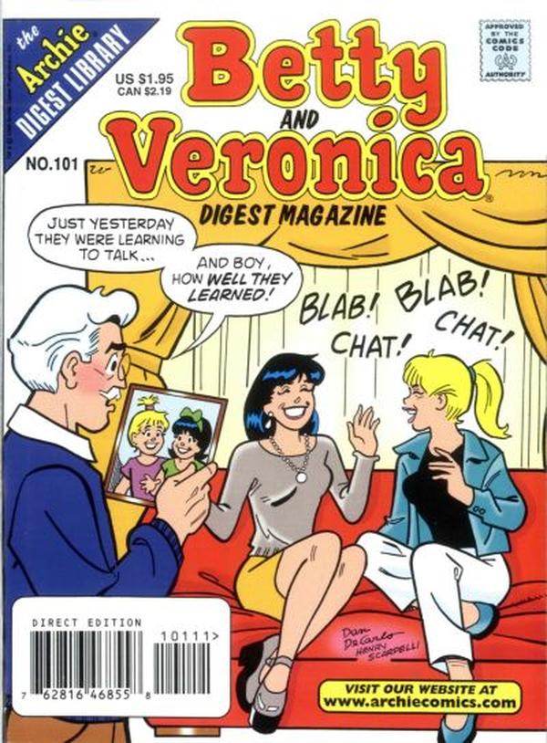 Betty and Veronica Comics Digest Magazine (1983) #101 cover