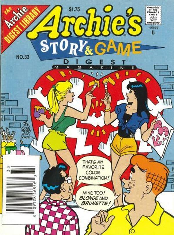 Archie's Story & Game Digest Magazine #33 cover