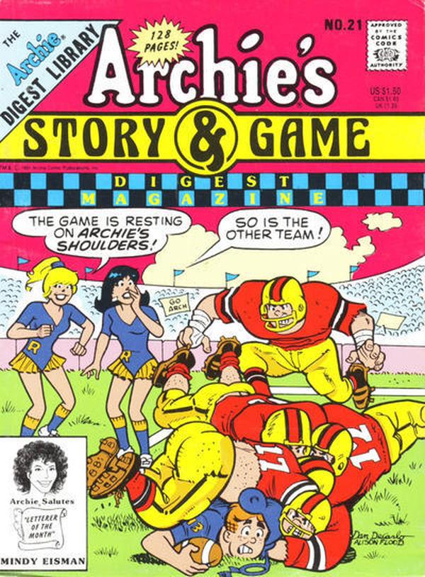 Archie's Story & Game Digest Magazine #21 cover