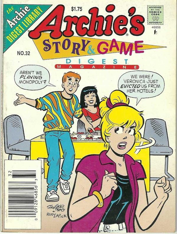 Archie's Story & Game Digest Magazine #32 cover