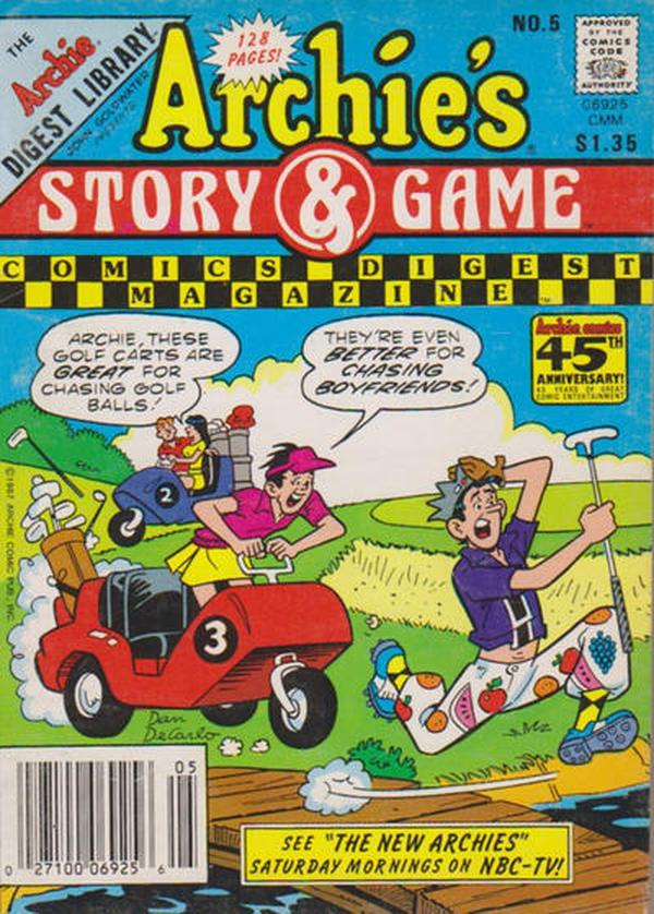Archie's Story & Game Digest Magazine #5 cover