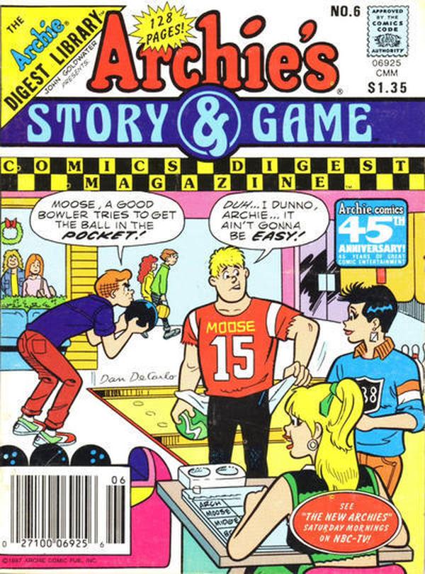 Archie's Story & Game Digest Magazine #6 cover