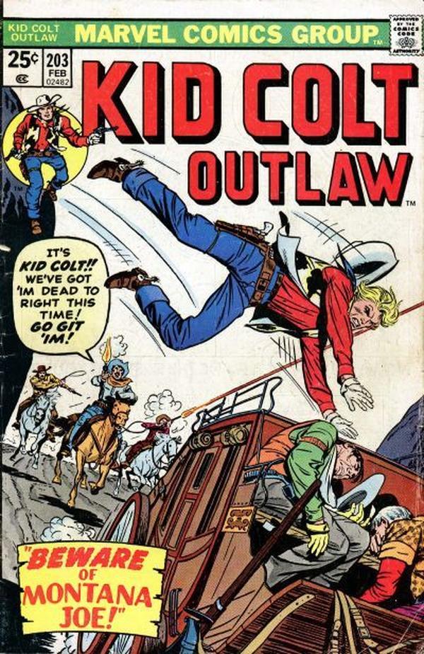 Kid Colt Outlaw (1949) #203 cover