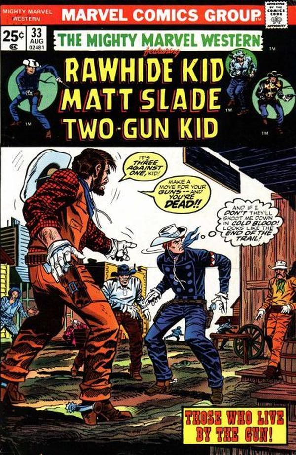 The Mighty Marvel Western (1968) #33 cover