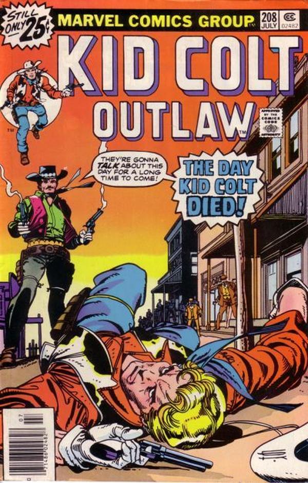 Kid Colt Outlaw (1949) #208 cover