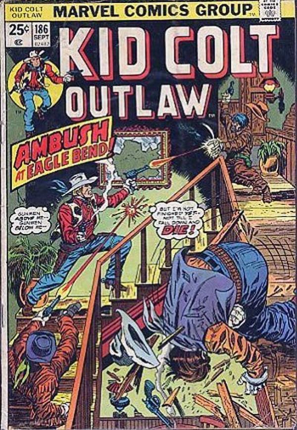 Kid Colt Outlaw (1949) #186 cover
