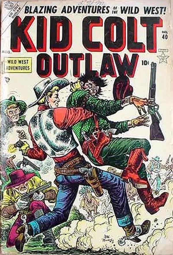 Kid Colt Outlaw (1949) #40 cover