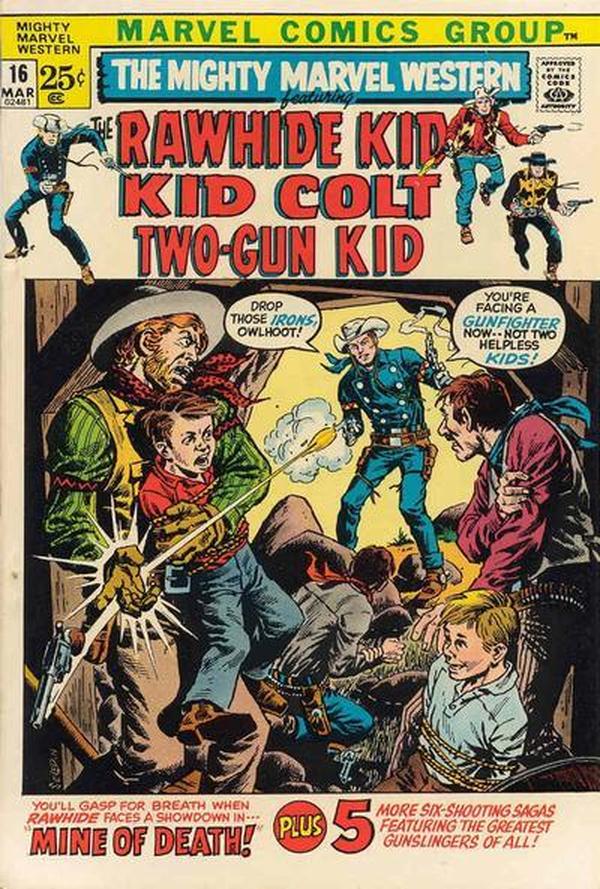 The Mighty Marvel Western (1968) #16 cover