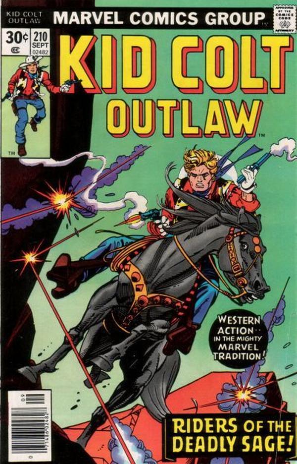 Kid Colt Outlaw (1949) #210 cover