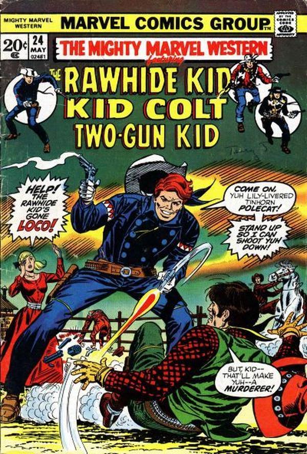 The Mighty Marvel Western (1968) #24 cover