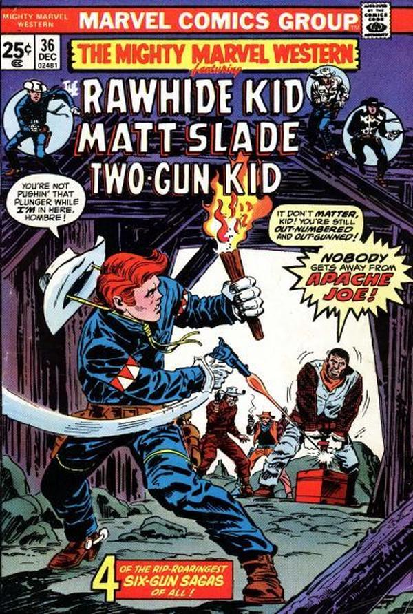 The Mighty Marvel Western (1968) #36 cover