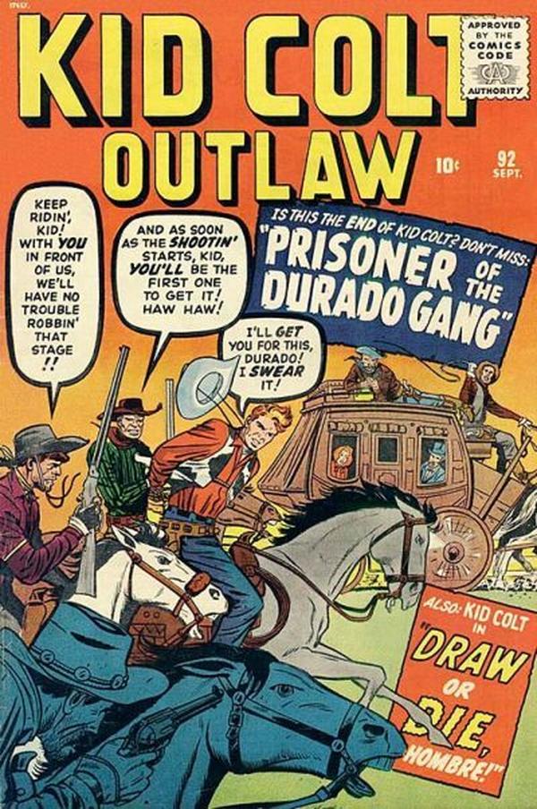 Kid Colt Outlaw (1949) #92 cover
