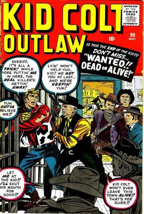 Kid Colt Outlaw (1949) #90 cover