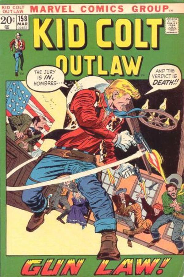 Kid Colt Outlaw (1949) #158 cover