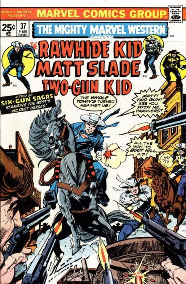 The Mighty Marvel Western (1968) #37 cover