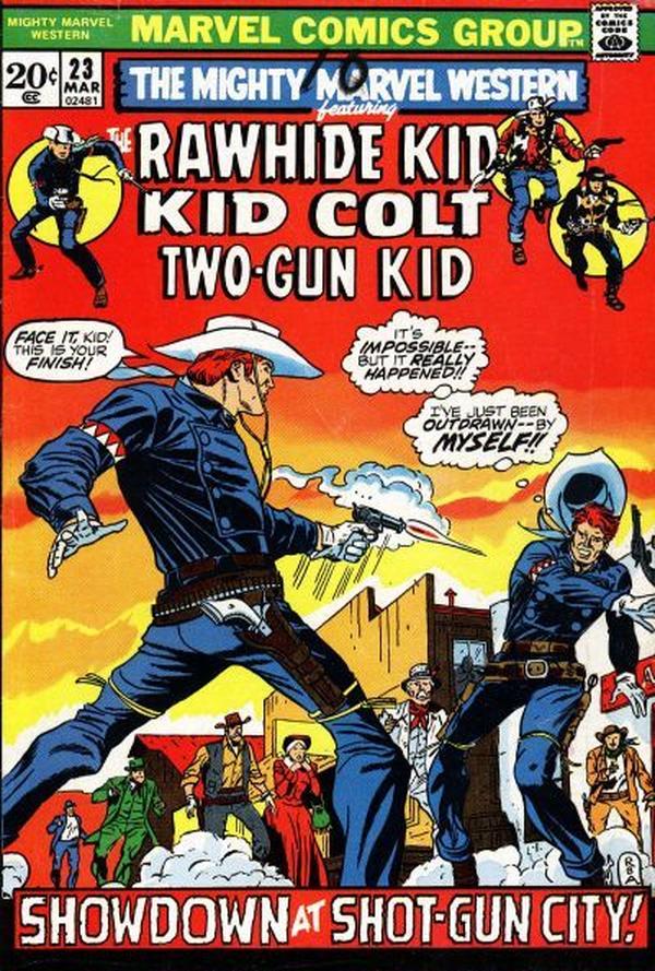 The Mighty Marvel Western (1968) #23 cover