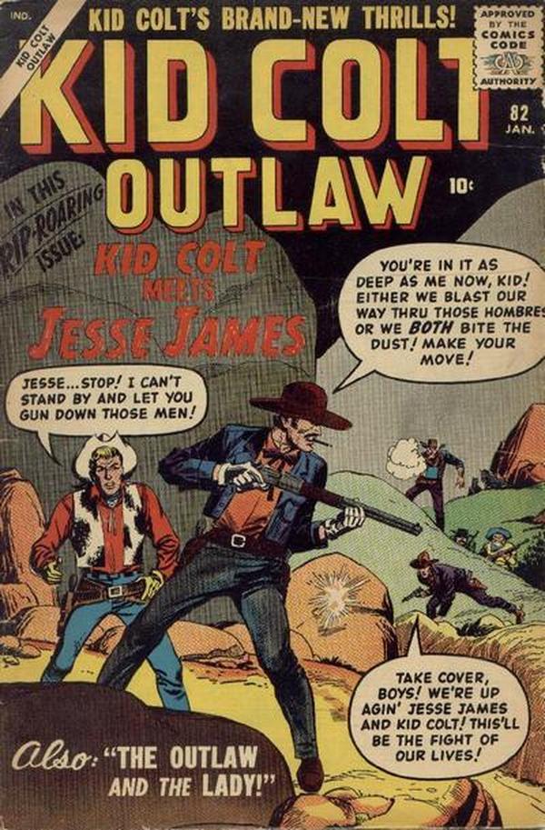 Kid Colt Outlaw (1949) #82 cover