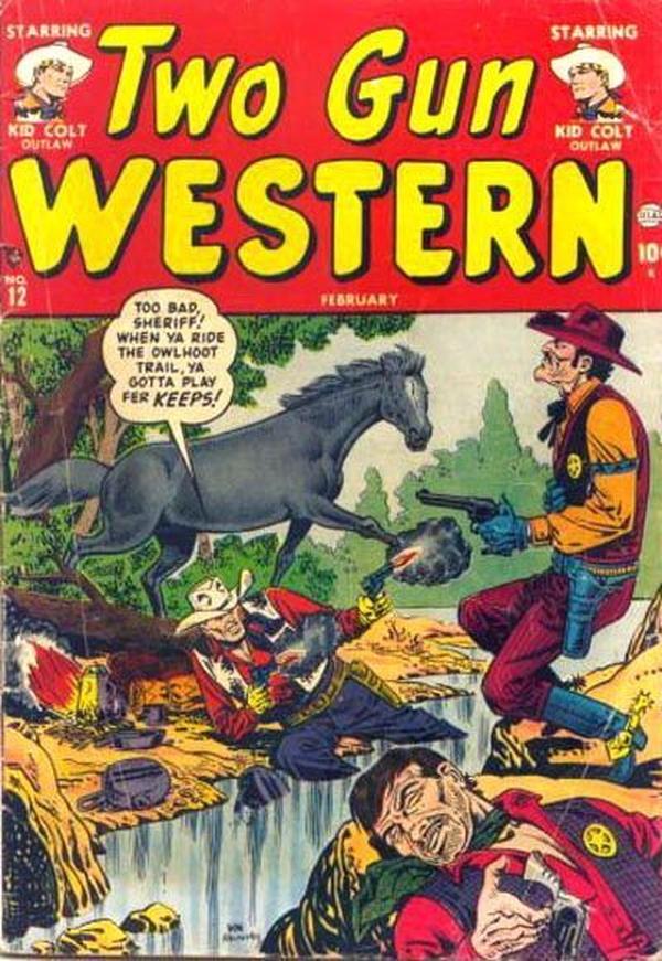 Two Gun Western (1950) #12 cover
